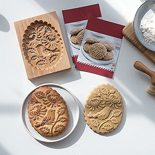 Buvala™-Wood Grain Cookie Knife - Cookie Embossing Mould