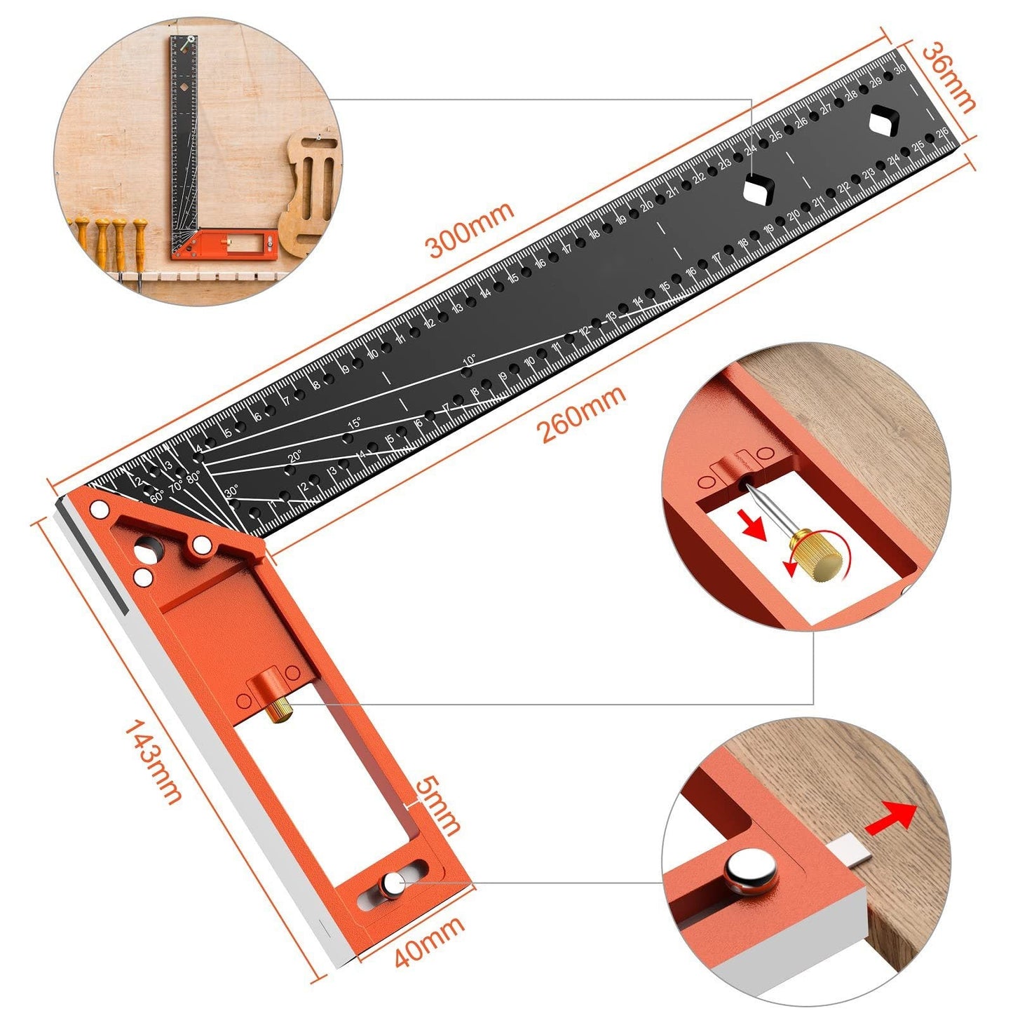 Buvala™-🔥Summer Hot Sale Promotion-49% OFF🛠️-Multi-angle measuring ruler