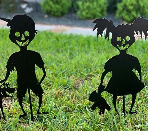 Buvala™-👻Cute and Unique Ghost Zombies - Halloween Yard Decor Metal  Art👻