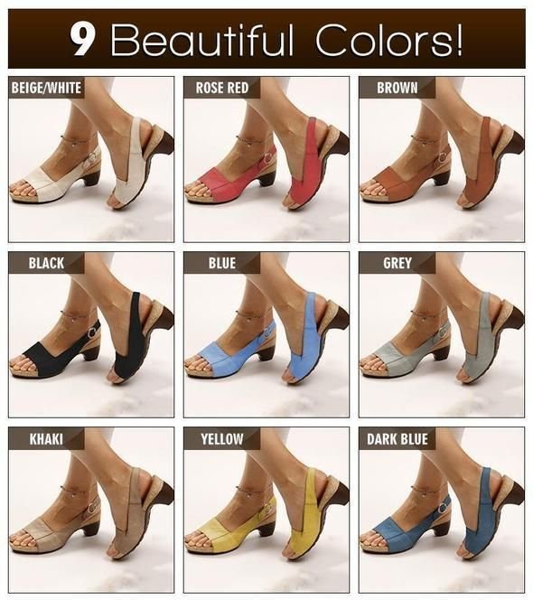 Buvala™-Comfortable Elegant Low Chunky Heel Shoes