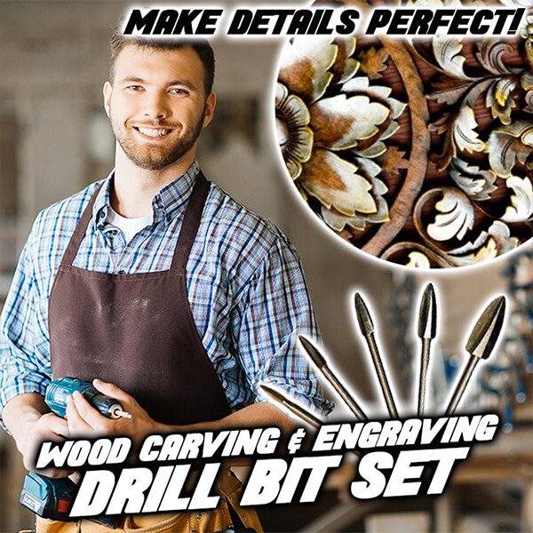 Buvala™-Wood Carving Drill Bit(5 PCS)