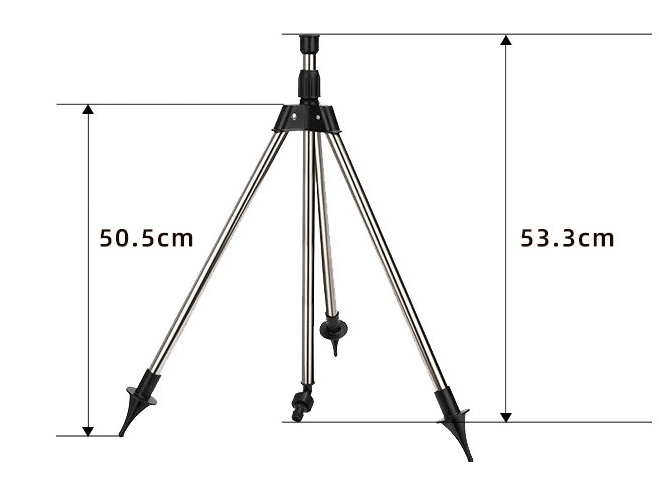 Buvala™-Stainless Steel Rotary Irrigation Tripod Telescopic Support Sprinkler