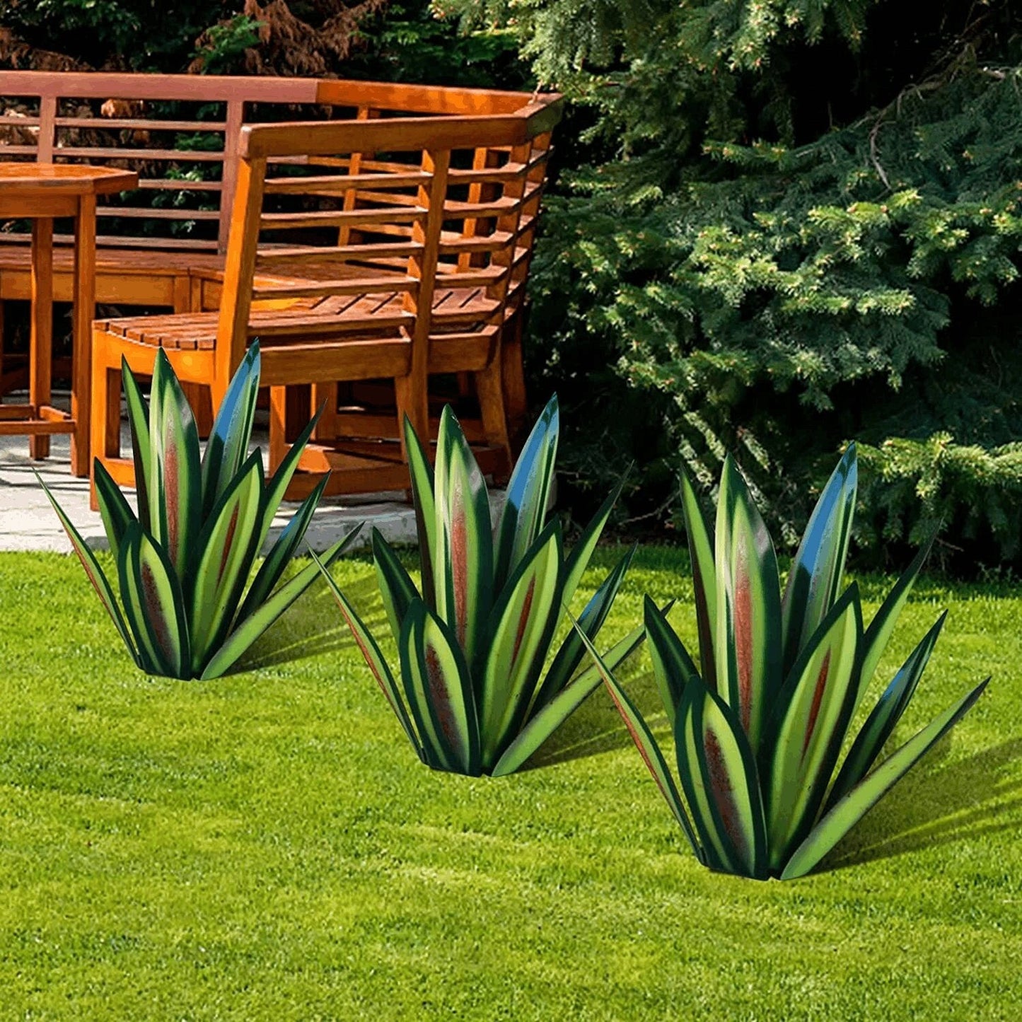 Buvala™-Garden solar light waterproof garden agave 🎄 hot sale