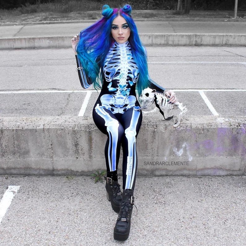 Buvala™-🎃Halloween Sale -SexySkull Bodysuit