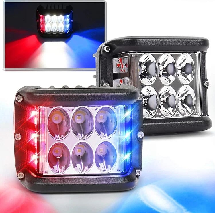 Buvala™-3.75” Dual Side Shooter Dual Color Strobe