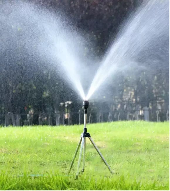 Buvala™-Stainless Steel Rotary Irrigation Tripod Telescopic Support Sprinkler