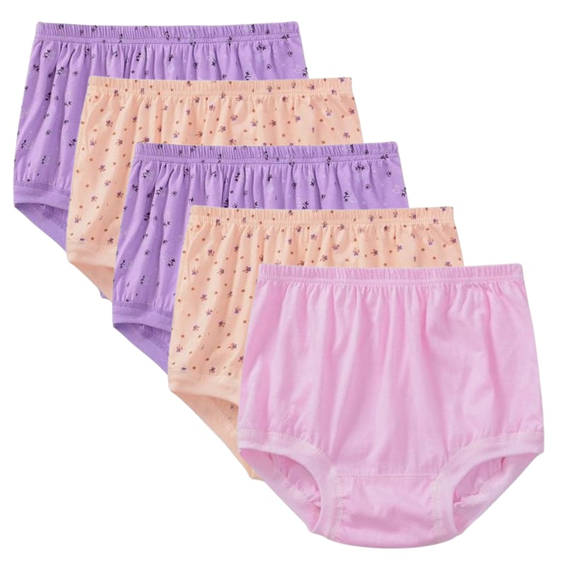 Buvala™-High-Waist Ladies Cotton Panties Plus Sizes💥5pcs Only $24.98 Today🔥