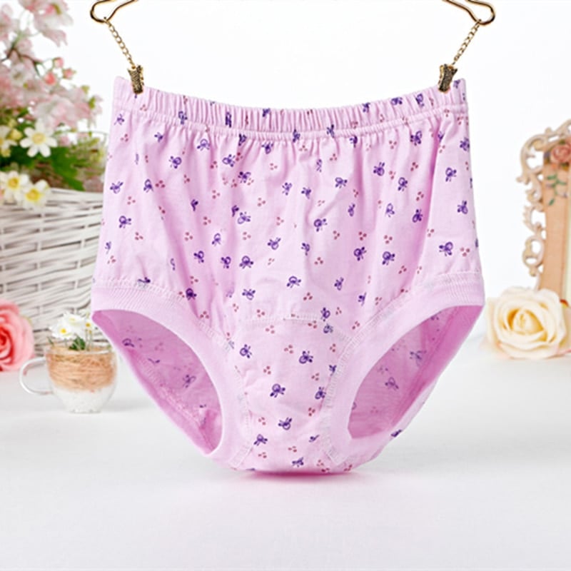 Buvala™-High-Waist Ladies Cotton Panties Plus Sizes💥5pcs Only $24.98 Today🔥