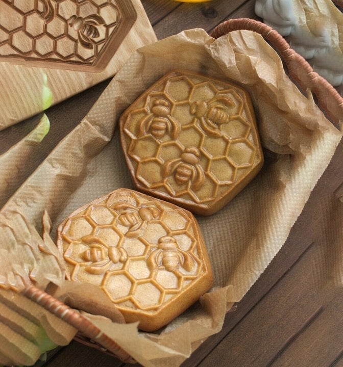 Buvala™-Wood Grain Cookie Knife - Cookie Embossing Mould