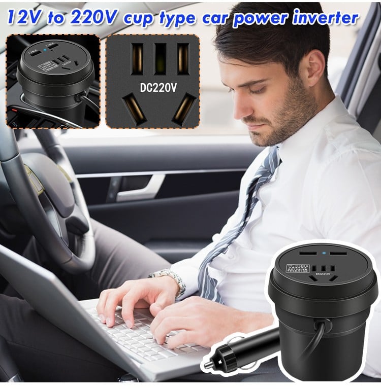 Buvala™-Water cup type car inverter