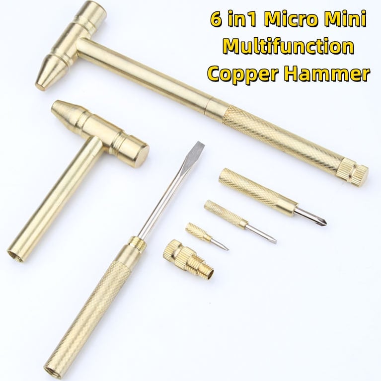 Buvala™-49% OFF🎁5 in1 Micro Mini Multifunction Copper Hammer