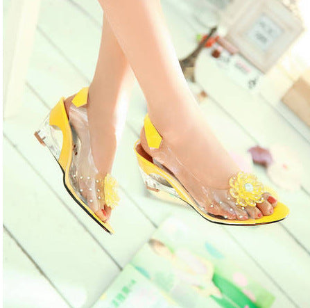 Buvala™-Slingback Flower Rhinestone Sandals