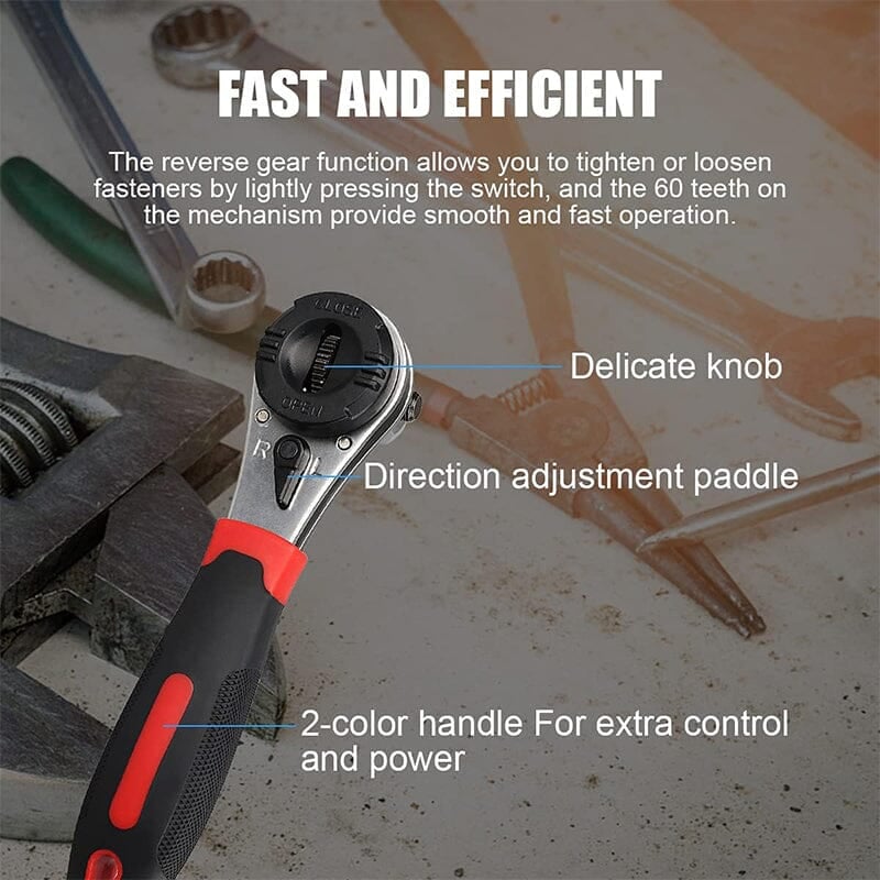 Buvala™-Hot Sale 49% OFF - Adjustable Ratchet Wrench