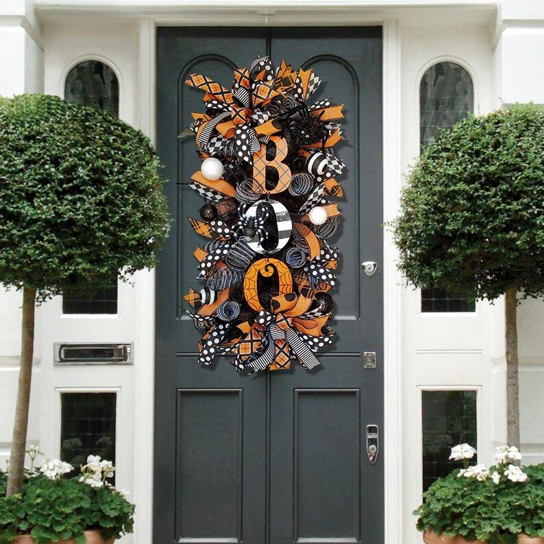 Buvala™-Halloween Swag Wreath Fall Wreath-HOT SALE