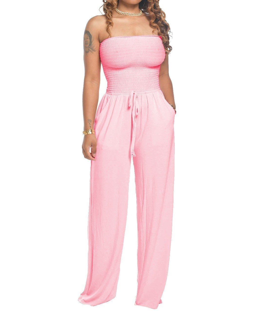 Buvala™-(🎁2024 New Year Hot Sale🎁)❤️Newest Strapless Waist Jumpsuit❤️