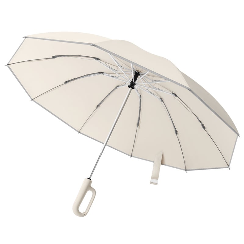 Buvala™-Ring buckle umbrella, Reflective Safety Strip, Sturdy Windproof, Travel Portable