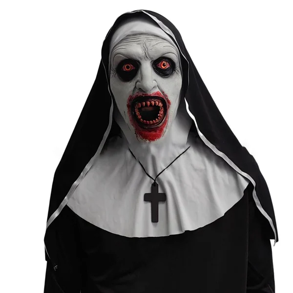 Buvala™-👻49%OFF🎃 Halloween Nun Scary Mask