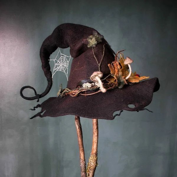 Buvala™-Halloween Party Felt Witch Hats