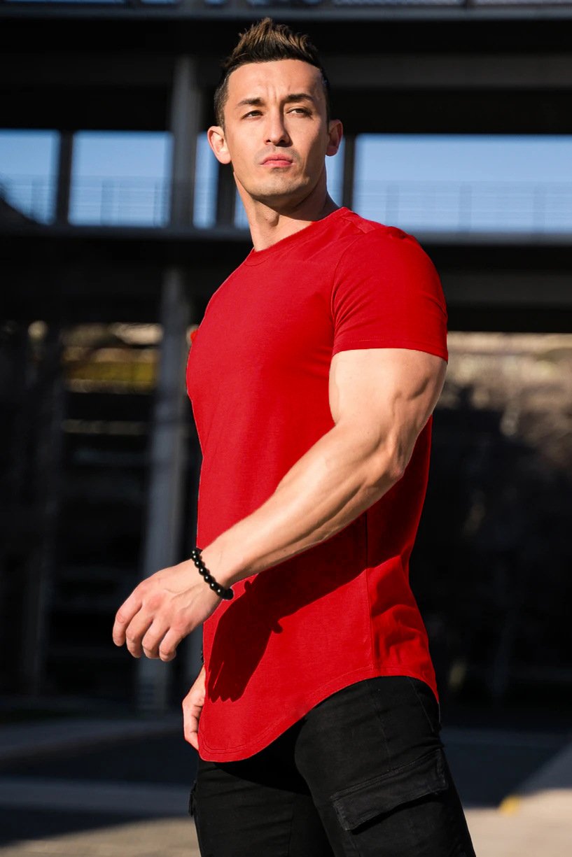 Buvala™-ESSENTIAL DROP-CUT T-SHIRT