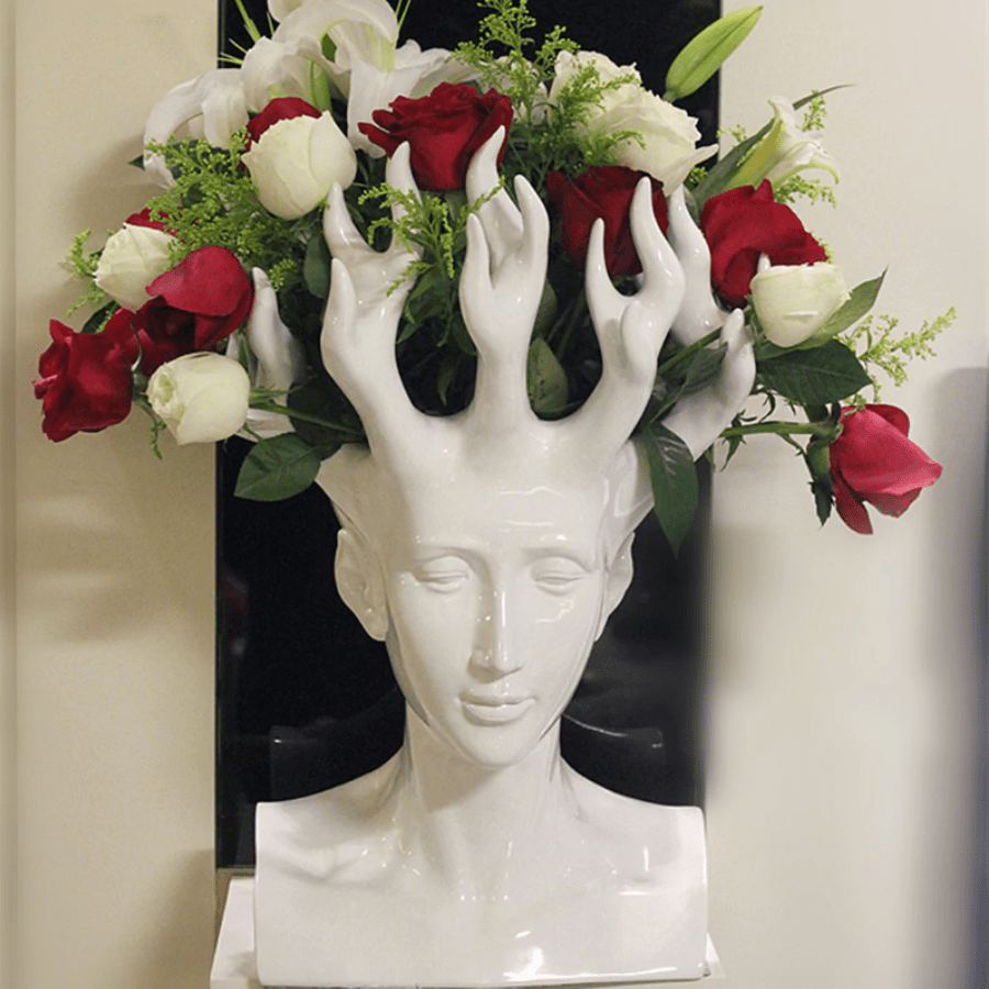 Buvala™-Mali Head Flower Vase