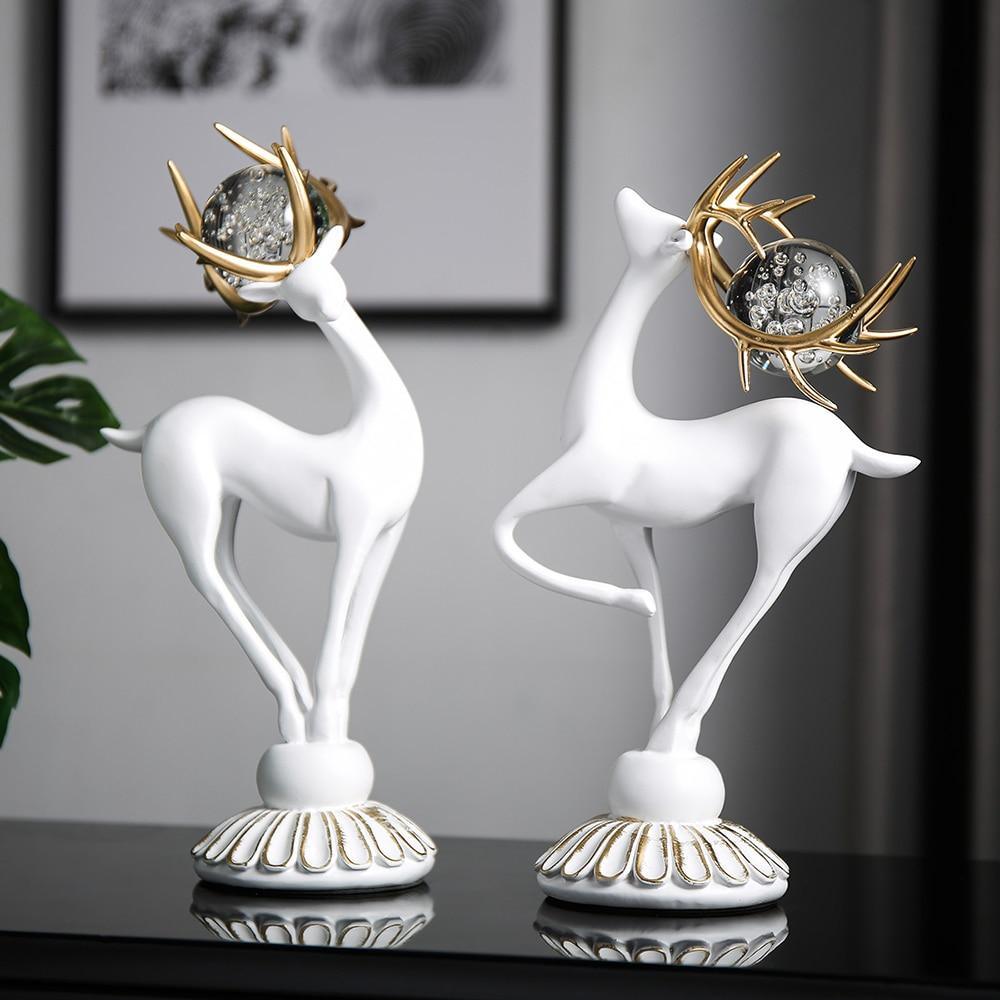 Buvala™-Handmade Golden Deer Animal Figurine