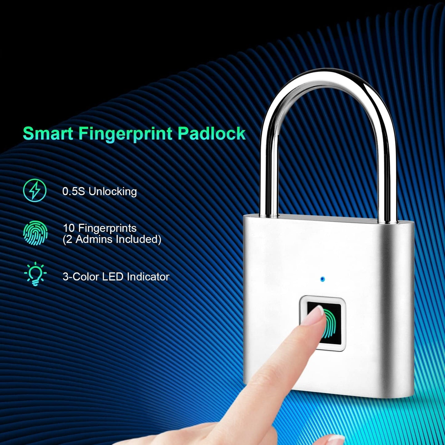 Buvala™-🔒Smart Fingerprint Padlock (Model SY11 and Model M01)