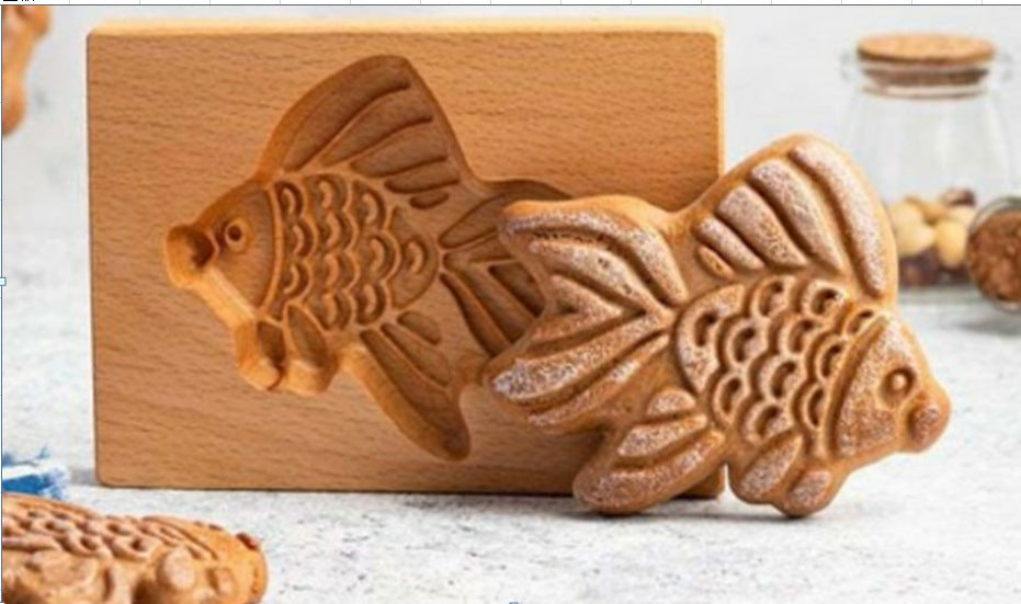 Buvala™-Wood Grain Cookie Knife - Cookie Embossing Mould