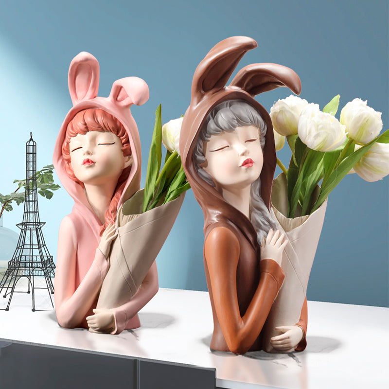 Buvala™-Bunny Girl Vase