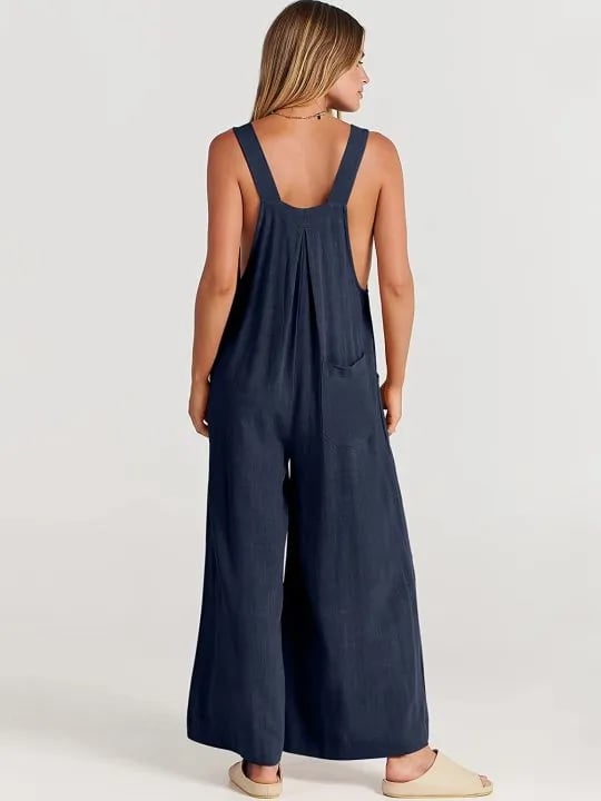 Buvala™--Plus Size Wide Leg Overalls Jumpsuit (Buy 2 Free Shipping)