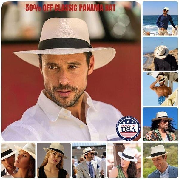 Buvala™-🔥Promotion🔥--🌿Classic Panama Hat-Handmade In Ecuador