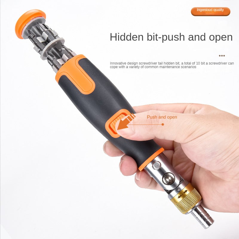 Buvala™-10 in 1 Multi-angle ratchet screwdriver Professional tools