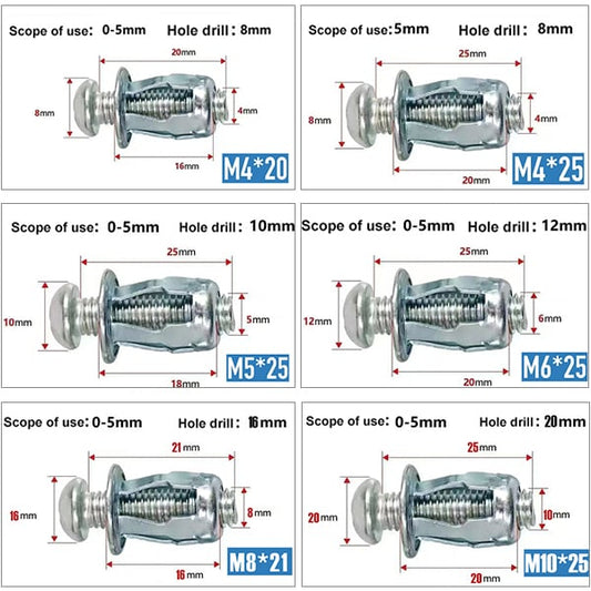 Buvala™-(🔥HOT SALE NOW - 50% OFF)-Expansion Screw Petal Nut(BUY MORE SAVE MORE)