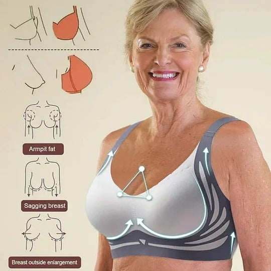 Buvala™-Super gather bra | Wireless Push-up Bra👍No more sagging breasts