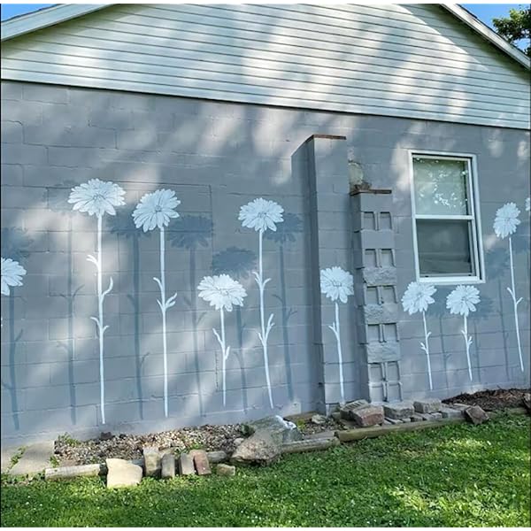 Buvala™-🔥DIY decoration🌻-Garden Fence Large Flower Stencils