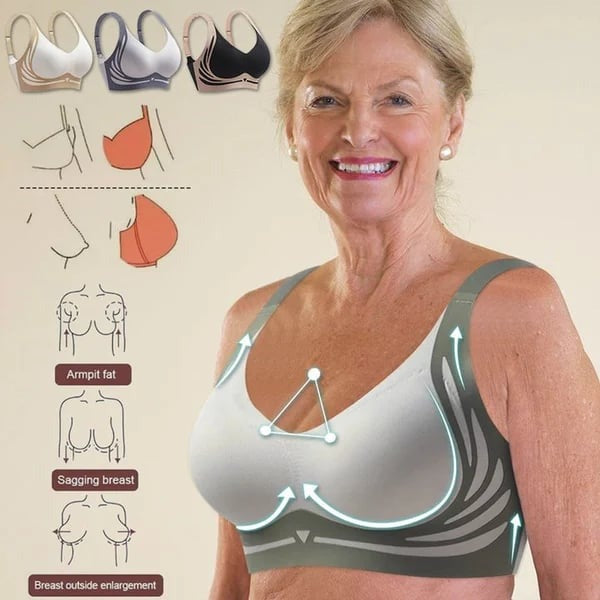 Buvala™-Super gather bra | Wireless Push-up Bra👍No more sagging breasts