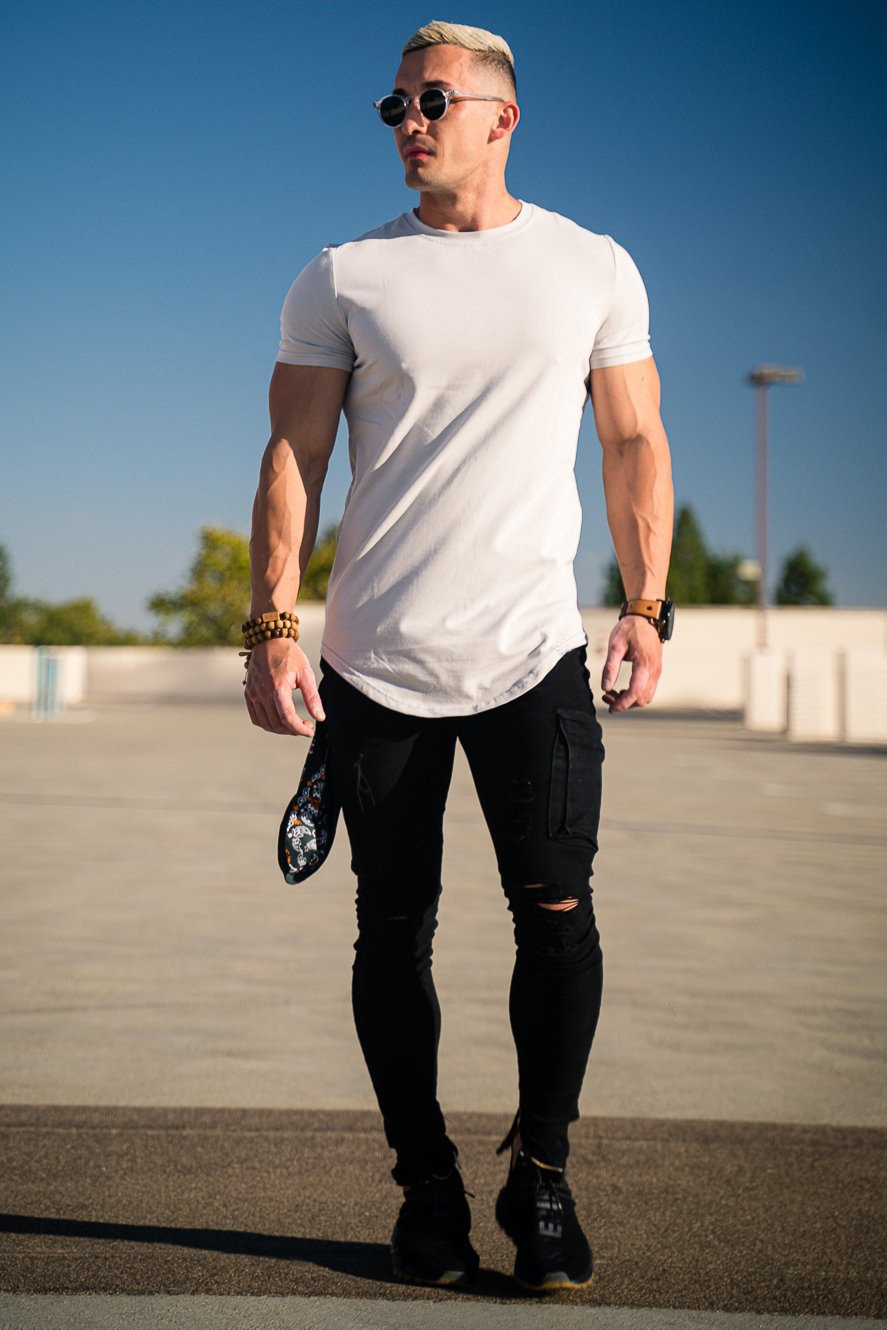 Buvala™-ESSENTIAL DROP-CUT T-SHIRT