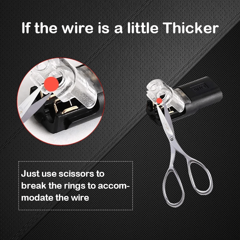 Buvala™-Double-wire Plug-in Connector With Locking Buckle(The more you buy, the more discounts you get)