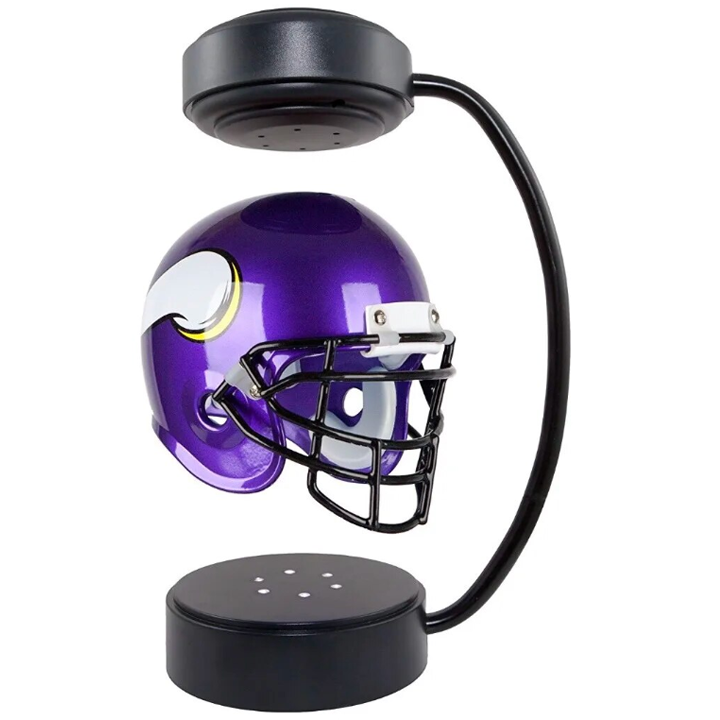 Buvala™-NFL Rotating Levitating Hover Helmet With LED Lighting & Hover Football With Bluetooth Speaker