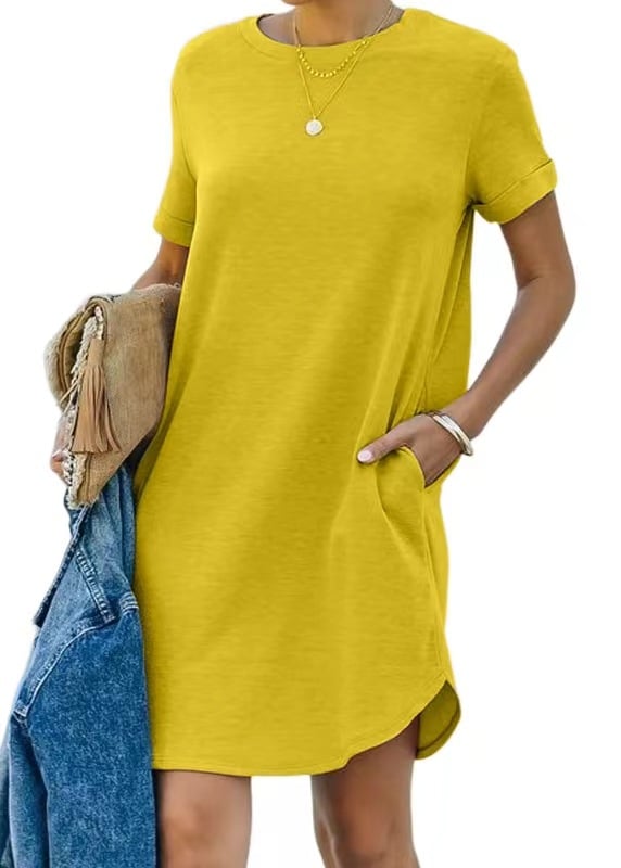 Buvala™-Short Sleeve T-shirt Dress(Buy 2 Free Shipping)