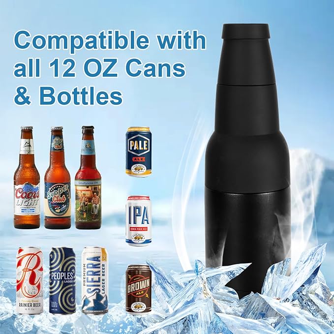 Buvala™-Beer Bottle and Can Cooler with Beer Opener