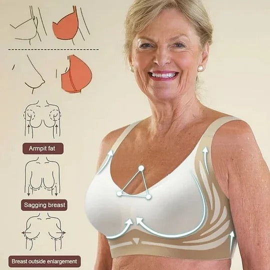 Buvala™-Super gather bra | Wireless Push-up Bra👍No more sagging breasts