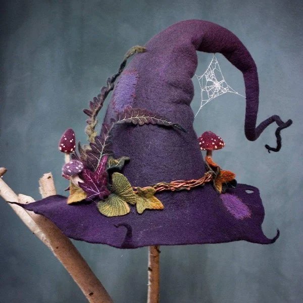 Buvala™-Halloween Party Felt Witch Hats