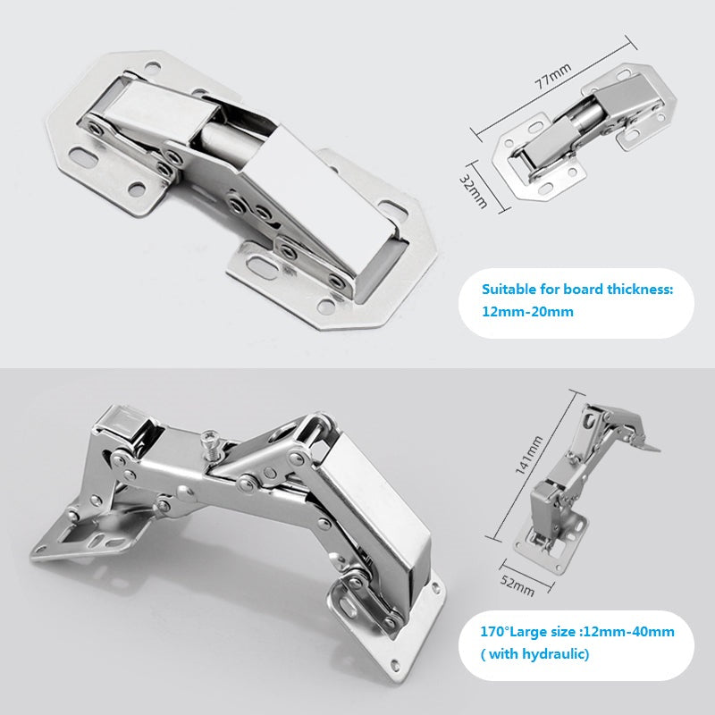 Buvala™-🔥Cabinet Hinges - Easy Installation of Bridge Door Hinges