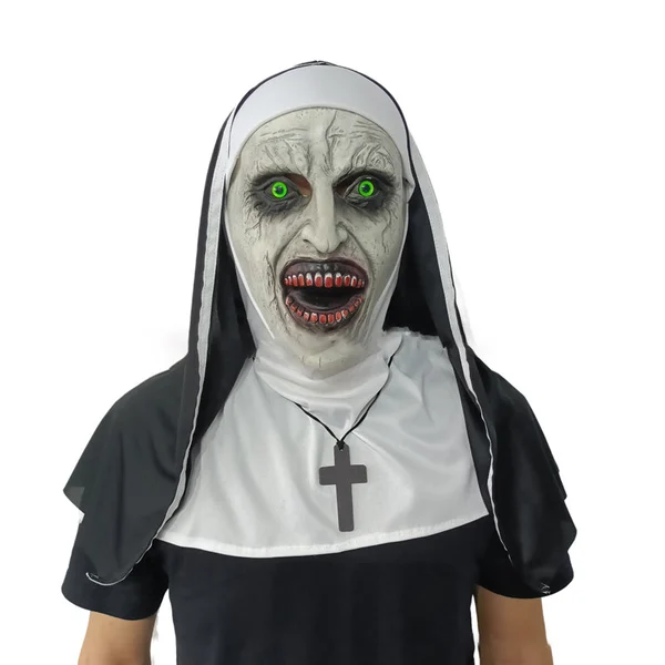 Buvala™-👻49%OFF🎃 Halloween Nun Scary Mask