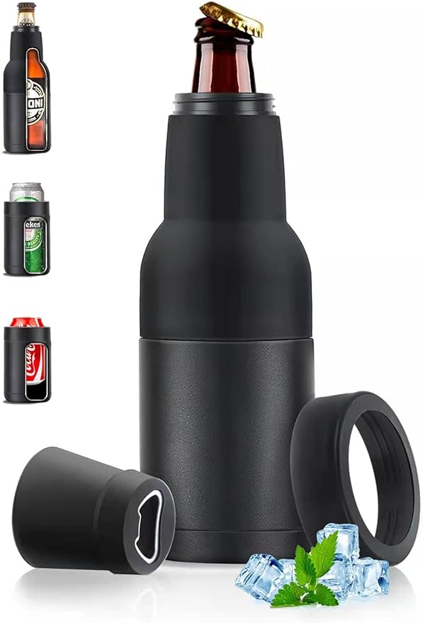 Buvala™-Beer Bottle and Can Cooler with Beer Opener