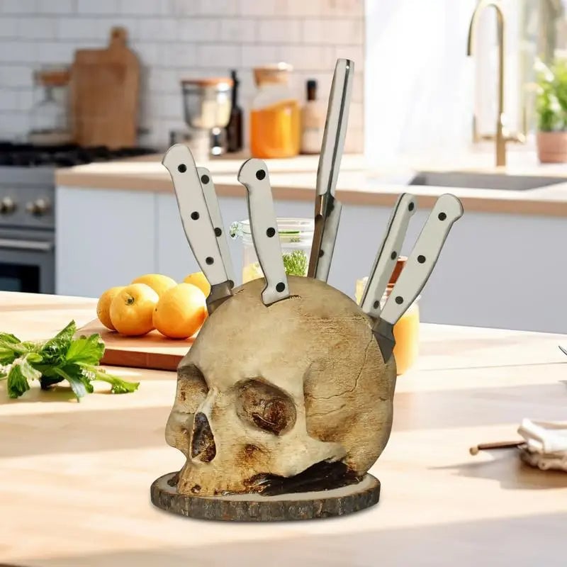 Buvala™-Gothic Skull Knife Holder