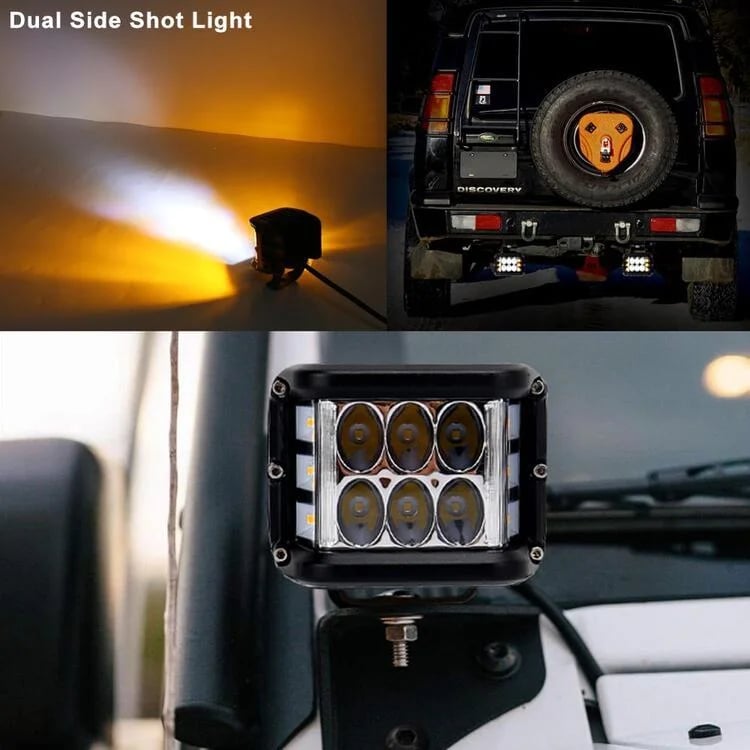 Buvala™-3.75” Dual Side Shooter Dual Color Strobe