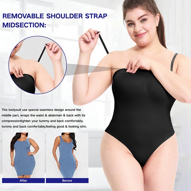 Buvala™-Bodysuit Shapewear with Removable Strap