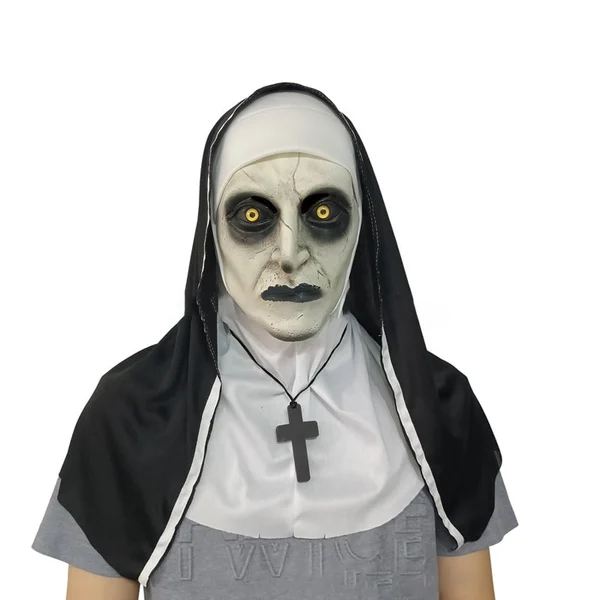 Buvala™-👻49%OFF🎃 Halloween Nun Scary Mask