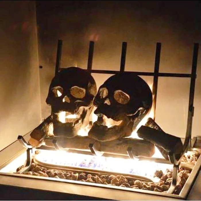 Buvala™-💀Halloween Sale - Terrifying Human Skull Fire Pit